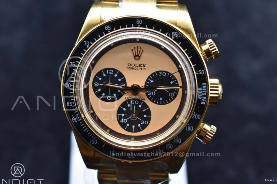 Edition Dial ADGF YG YG on Black Best A7750 Daytona YG Bracelet 0501